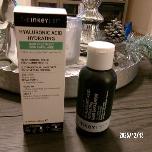 The Inkey List Hyaluronic Acid Hydrating Hair Treatment 3.4 fl.oz./100 ml - BNIB - Picture 1 of 3